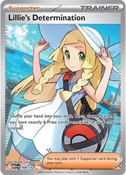 Lillie's Determination - 169/132 - Pokemon Mega Evolution Ultra Rare NM - Image 1