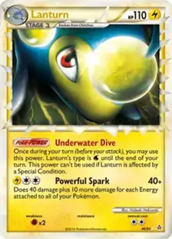 Lanturn Prime - 86/95 - Pokemon Unleashed Ultra Rare LP - Image 1
