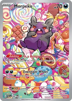Morpeko - 206/182 - Pokemon Paradox Rift Illustration Rare Card NM - Image 1