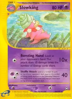 Slowking - 34/147 - Pokemon Aquapolis Non-Holo Card NM - Image 1