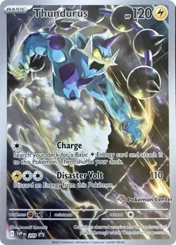 Thundurus - SVP209 - Pokemon Scarlet & Violet POKEMON CENTER SEALED NM - Image 1