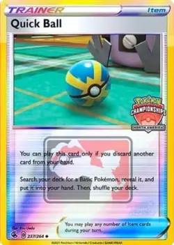 Quick Ball - 237/264 - Pokemon Fusion Strike North America Championships NM - Image 1