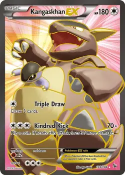 Kangaskhan EX - 103/106 - Pokemon Flashfire XY Full Art Ultra Rare Card LP - Image 1