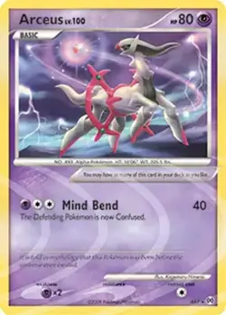 Arceus - AR7 - Pokemon Arceus Holo Card NM - Image 1