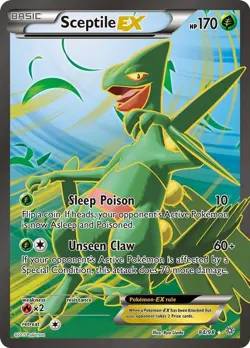 Sceptile EX - 84/98 - Pokemon Ancient Origins XY Full Art Ultra Rare Card LP - Image 1