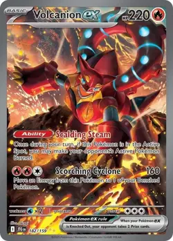 Volcanion ex - 182/159 - Pokemon Journey Together Special Illustration Rare NM - Image 1