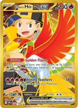Ethan's Ho-Oh ex - 239/182 - Pokemon Destined Rivals Hyper Rare NM - Image 1