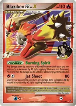 Blaziken FB LV.X - 142/147 - Pokemon Supreme Victors Ultra Rare MP - Image 1