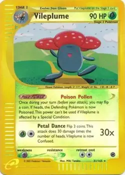 Vileplume - 31/165 - Pokemon Expedition Reverse Holo Rare Card LP - Image 1
