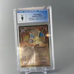 2021 POKEMON CELEBRATIONS METAL #4 CHARIZARD CGC 9 - Image 1