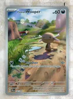 2025 Pokemon PFL EN- Phantasmal Flames #102 Paldean Wooper IR - Image 1