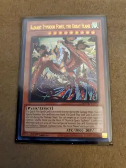 Radiant Typhoon Fonix, The Great Flame - Ultra Rare 1st DOOD-EN017 - NM - YuGiOh - Image 1