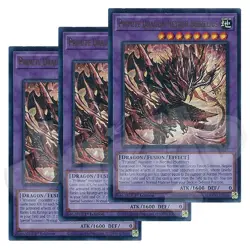 Yugioh Primite Dragon Nether Berzelius x 3 - 1st Edition Ultra Rare NM Free Holo - Image 1