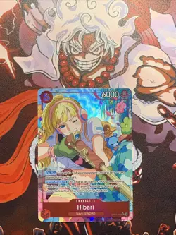 Hibari (Alt Art) OP11-010 SR Fist of Divine Speed ONE PIECE Card Game English - Image 1