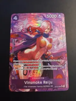 Vinsmoke Reiju Super Rare Foil Alternate Art One Piece Legacy OP12-063 - Image 1