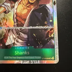 One Piece TCG Shanks ST16-004 Super Rare Foil Near Mint English - Image 2