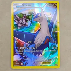 Pokemon Latios XY79 XY Full Art Holo Black Star Promo HP Heavily Played - Image 1