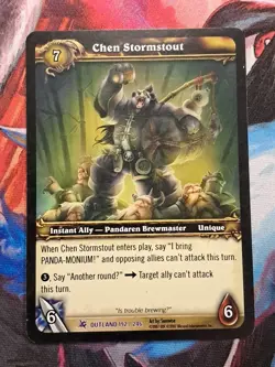 World of Warcraft TCG Outland 192/246 Chen Stormstout - Image 1