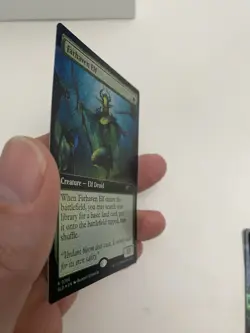 Farhaven Elf (0766) *FOIL* EXT ART SECRET LAIR Excl. 2024 MTG MT/NM Combine Ship - Image 5