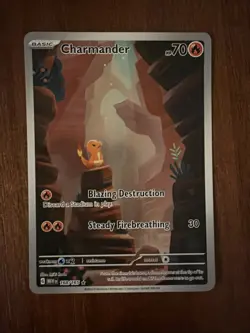 Pokemon TCG Charmander 168 and Charmeleon 169 151 Illustration Rare Set M/NM - Image 2