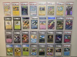 Lot of 30 Graded Pokemon Cards PSA CGC & Other - English & JPN - Image 1