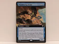 Thunderclap Drake (Extended Art) Commander: Outlaws of Thunder Junction (OTJ) NM - Image 1