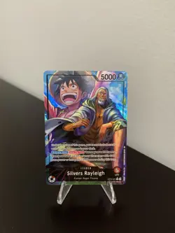 Silvers Rayleigh (Alternate Art) OP12-001 Legacy of the Master Foil - Image 1