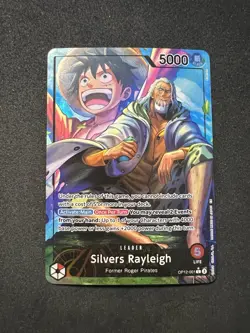 Silvers Rayleigh (Alternate Art) OP12-001 Legacy of the Master Foil - Image 1