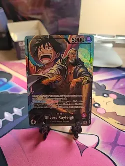 Silvers Rayleigh (Alternate Art) OP12-001 Legacy of the Master Foil - Image 1