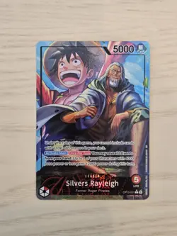 Silvers Rayleigh (Alternate Art) OP12-001 Legacy of the Master Foil - Image 1