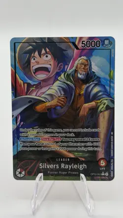 Silvers Rayleigh (Alternate Art) OP12-001 Legacy of the Master Foil - English - Image 1