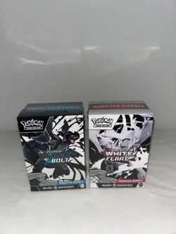 *NEW* Pokemon TCG 1x Black Bolt And 1x White Flare Sealed Booster Bundles - Image 1