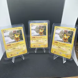 Pokemon TCG Pichu 93/123 Diamond & Pearl: Mysterious Treasures Regular LP X3 - Image 1