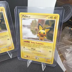 Pokemon TCG Pichu 93/123 Diamond & Pearl: Mysterious Treasures Regular LP X3 - Image 4