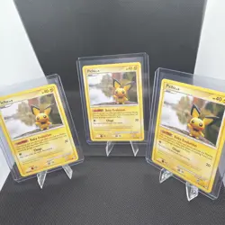 Pokemon TCG Pichu 93/123 Diamond & Pearl: Mysterious Treasures Regular LP X3 - Image 5