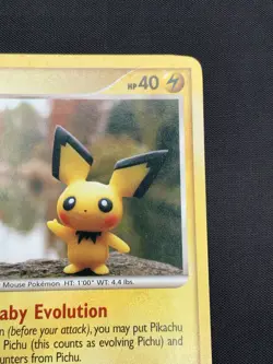 Pichu Lv.6 93/123 Mysterious Treasures 2007 Pokemon TCG Common LP - Image 3