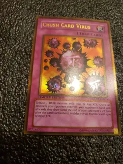 Yu-Gi-Oh! Crush Card Virus - GLD1 EN038 - Gold Rare - LP Lightly Played - Image 2
