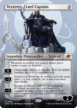 Tezzeret, Cruel Captain (Borderless) Edge of Eternities Regular - Image 1