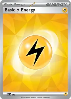 Lightning Energy - SVE016 - Pokemon Stellar Crown Holo Card NM - Image 1