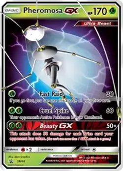 Pheromosa GX - SM66 - Pokemon Sun & Moon Promo Ultra Rare Card HP - Image 1