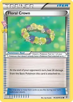 Floral Crown - RC26/RC32 - Pokemon Generations Radiant Collection Card NM - Image 1