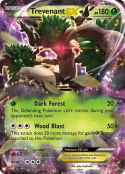 Trevenant EX - 19/160 - Pokemon Primal Clash XY Ultra Rare Card NM - Image 1