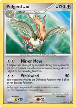 Pidgeot - 35/132 - Pokemon Secret Wonders Non-Holo Card LP - Image 1