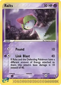 Ralts - 68/109 - Pokemon Ex Ruby & Sapphire Non-Holo Card NM - Image 1