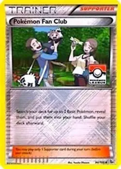 Pokemon Fan Club - 94/106 - Pokemon Flashfire XY League Promo Holo Rare Card NM - Image 1