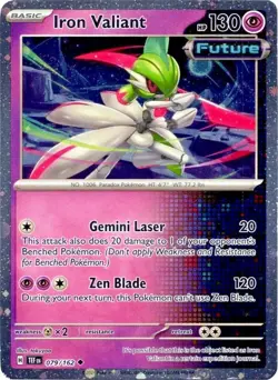 Iron Valiant - 079/162 - Pokemon Temporal Forces Cosmos Holo Card NM - Image 1
