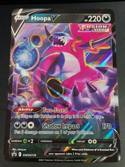 Hoopa V - SWSH176 - Promo Pokemon Oversized Jumbo Ultra Rare Card NM - Image 1