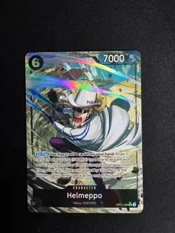 Helmeppo Alt Art OP11-092 A Fist of Divine Speed One Piece Card English - Image 2