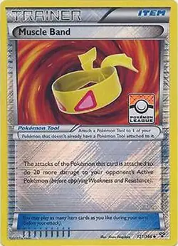 Muscle Band - 121/146 - Pokemon XY Base Set Pokemon League Card LP - Image 1