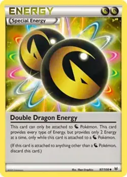 Double Dragon Energy - 97/108 - Pokemon Roaring Skies XY Uncommon Card LP - Image 1